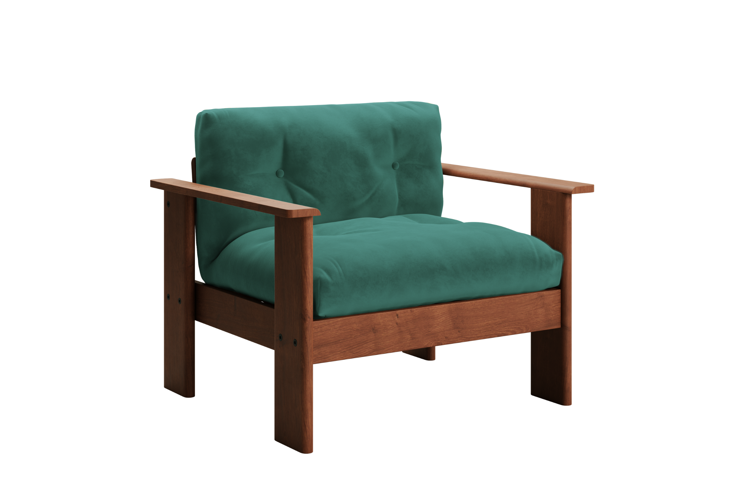 The Bacana Armchair in Recycled Velvet