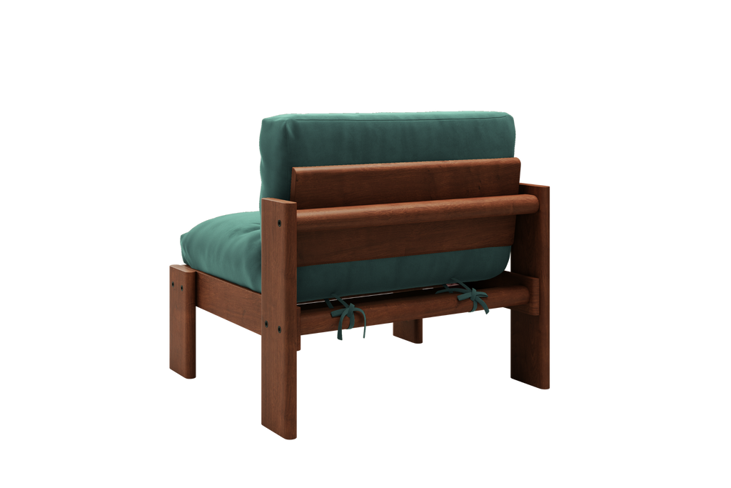 The Bacana Lounge Chair in Recycled Velvet