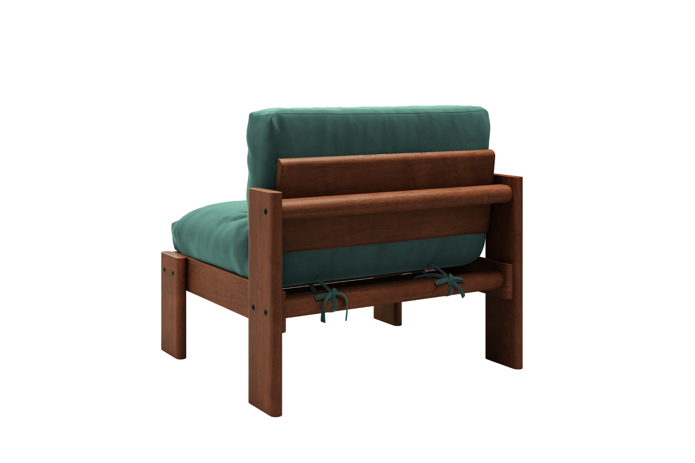The Bacana Lounge Chair in Recycled Velvet