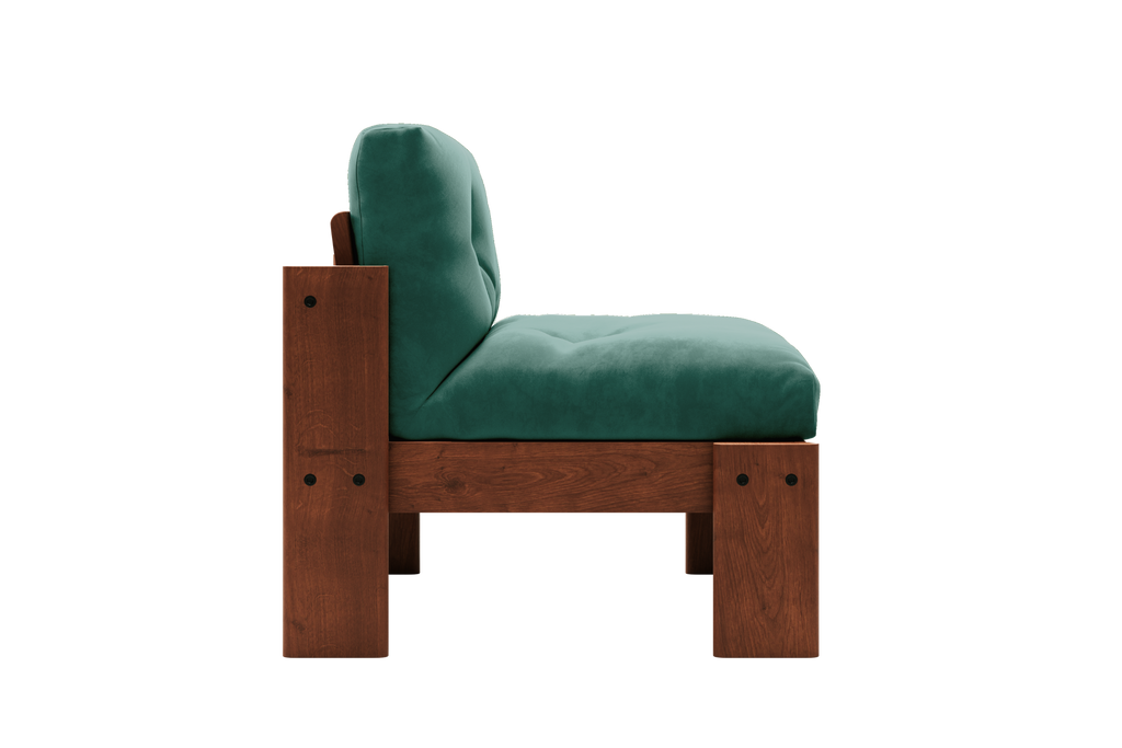The Bacana Lounge Chair in Recycled Velvet