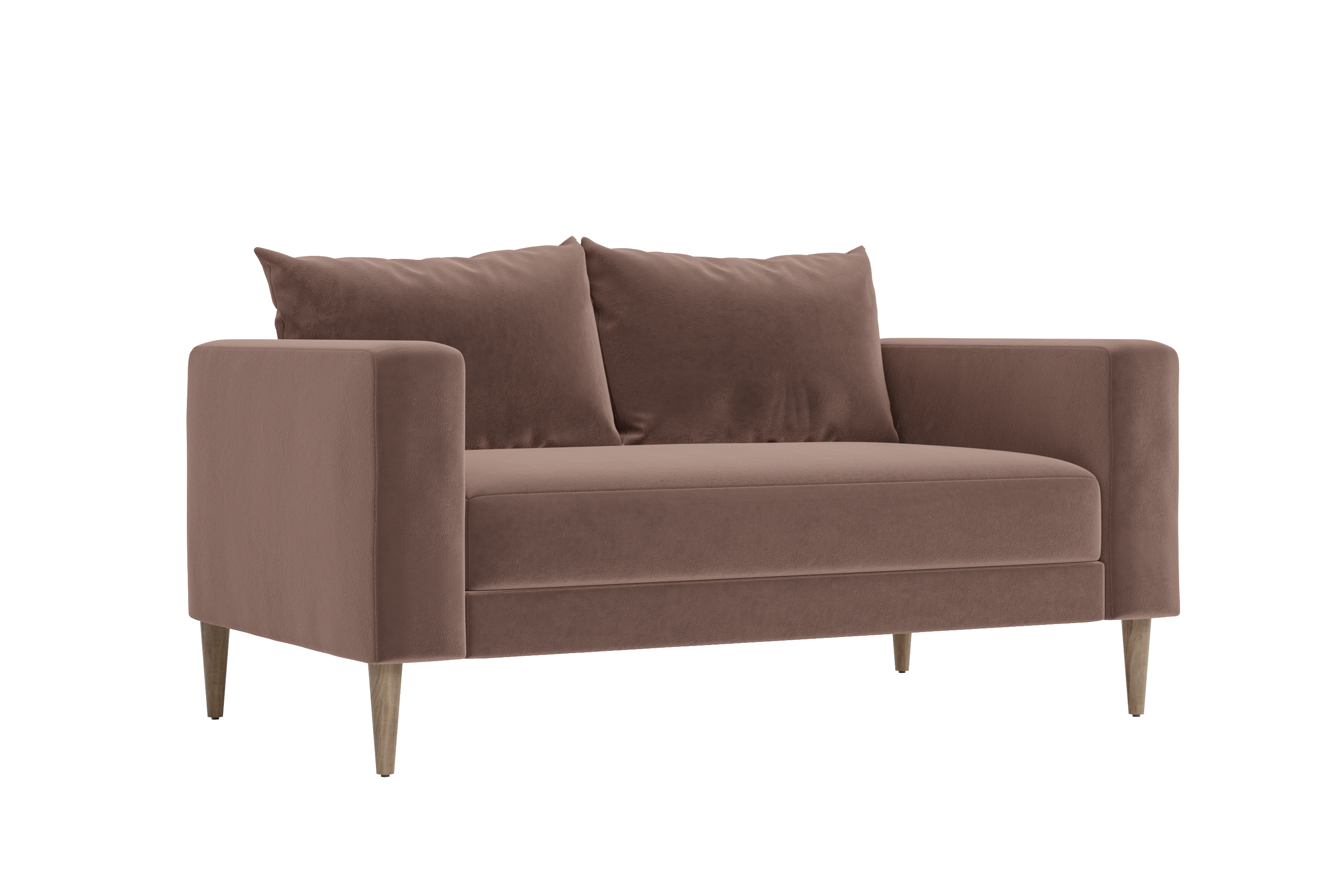 The Essential Loveseat in Recycled Velvet