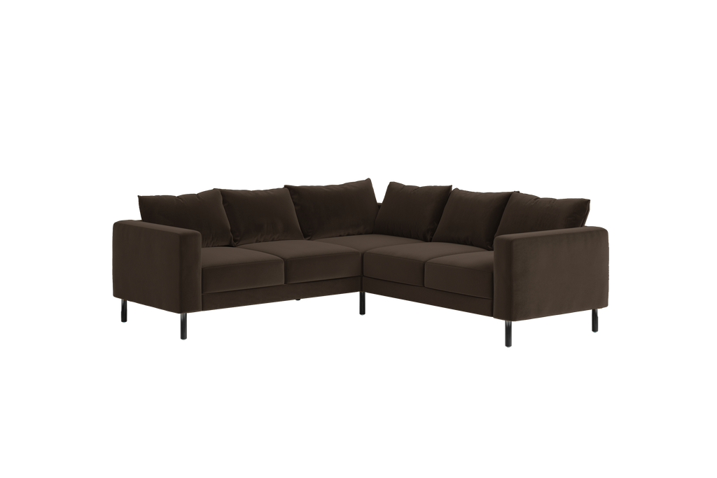 The Essential Corner Sectional (5 Seat) in Recycled Velvet