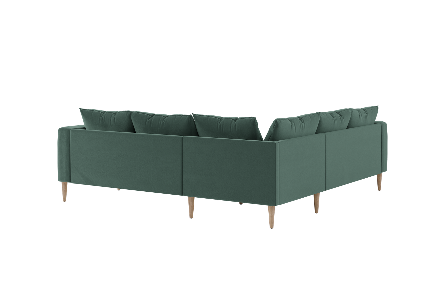 The Essential Corner Sectional (5 Seat) in Recycled Velvet