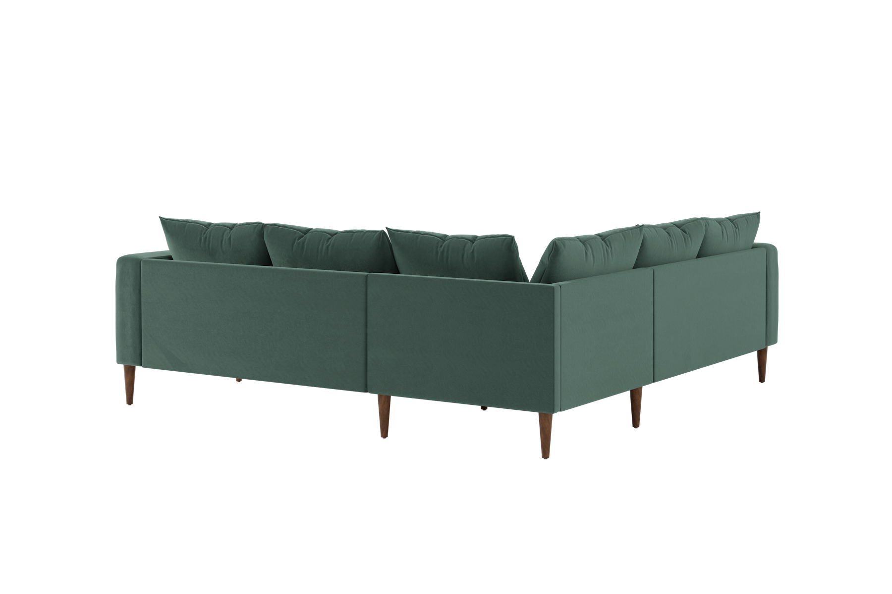 The Essential Corner Sectional (5 Seat) in Recycled Velvet