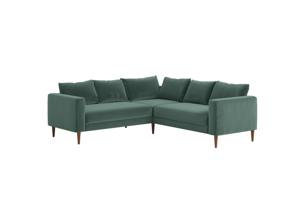 The Essential Corner Sectional (5 Seat) in Recycled Velvet