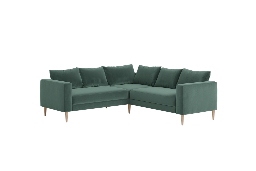 The Essential Corner Sectional (5 Seat) in Recycled Velvet