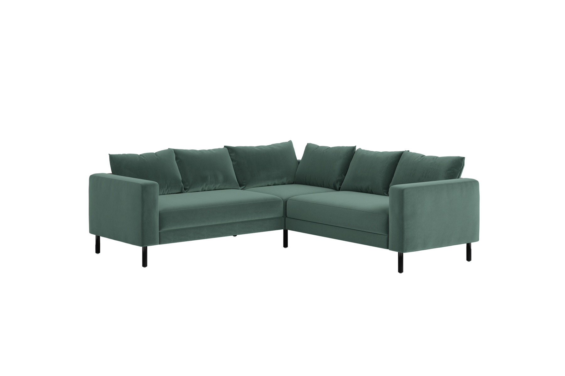 The Essential Corner Sectional (5 Seat) in Recycled Velvet
