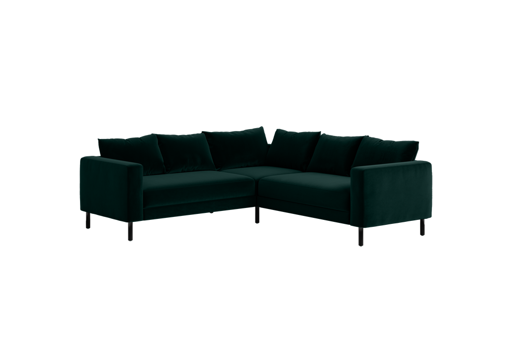 The Essential Corner Sectional (5 Seat) in Recycled Velvet