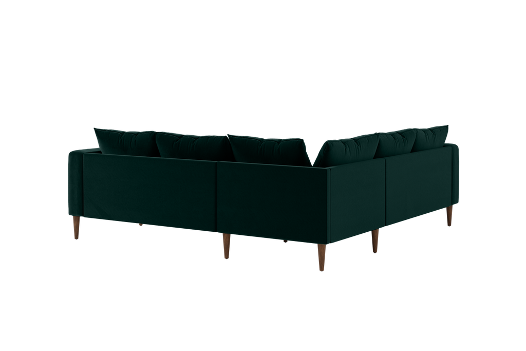 The Essential Corner Sectional (5 Seat) in Recycled Velvet