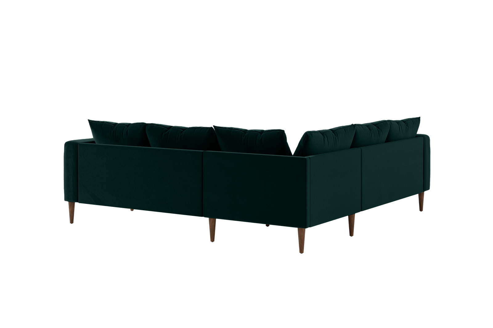 The Essential Corner Sectional (5 Seat) in Recycled Velvet