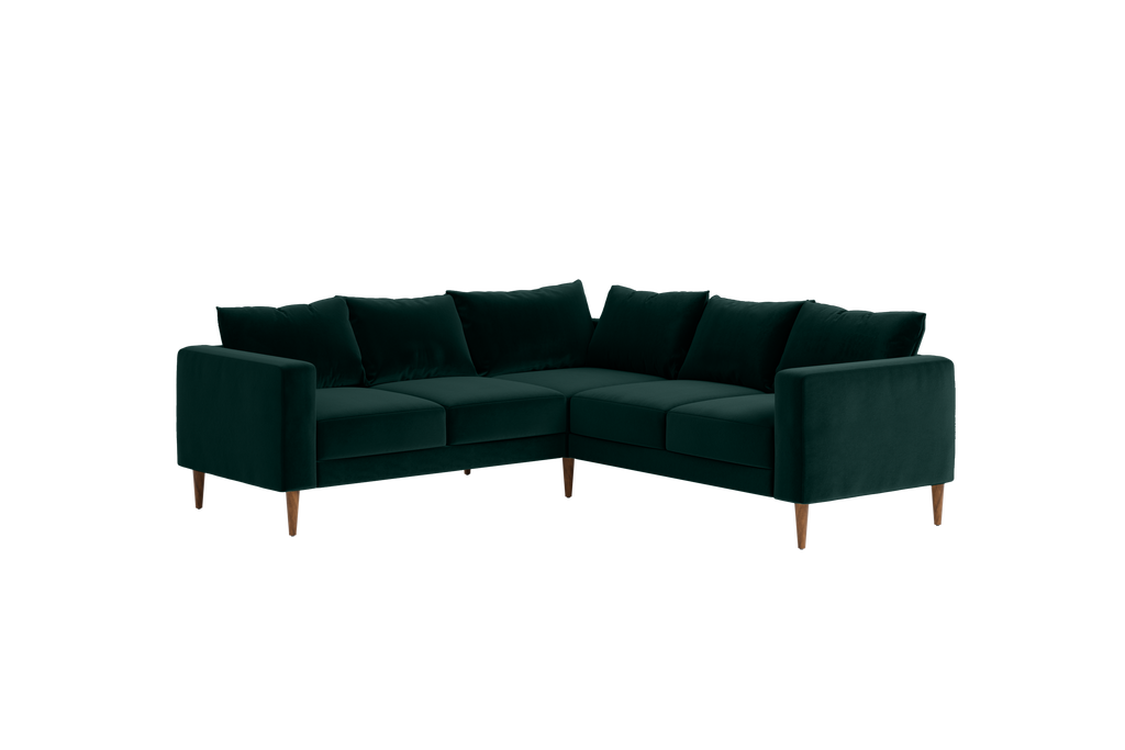 The Essential Corner Sectional (5 Seat) in Recycled Velvet