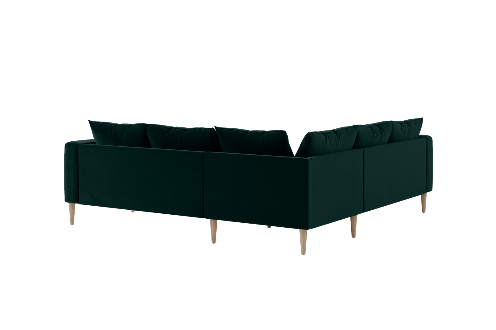 The Essential Corner Sectional (5 Seat) in Recycled Velvet