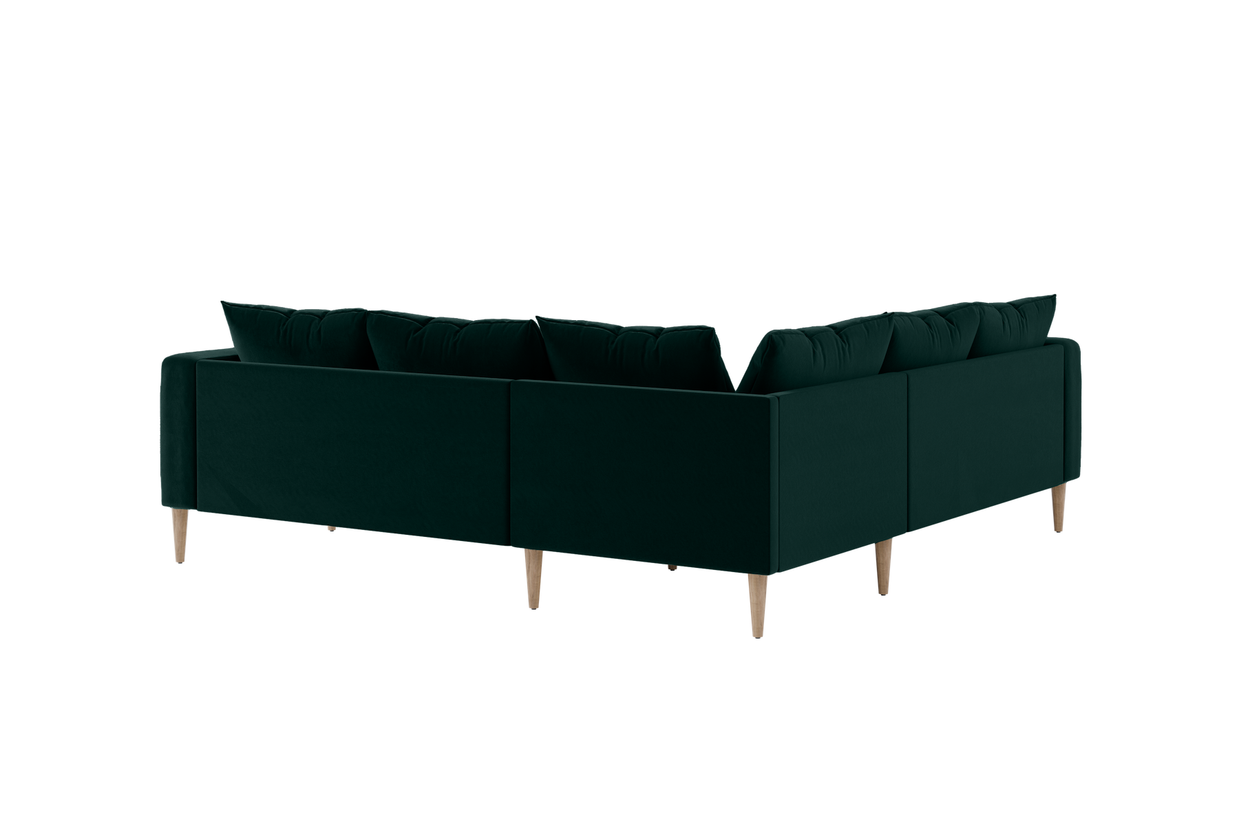 The Essential Corner Sectional (5 Seat) in Recycled Velvet
