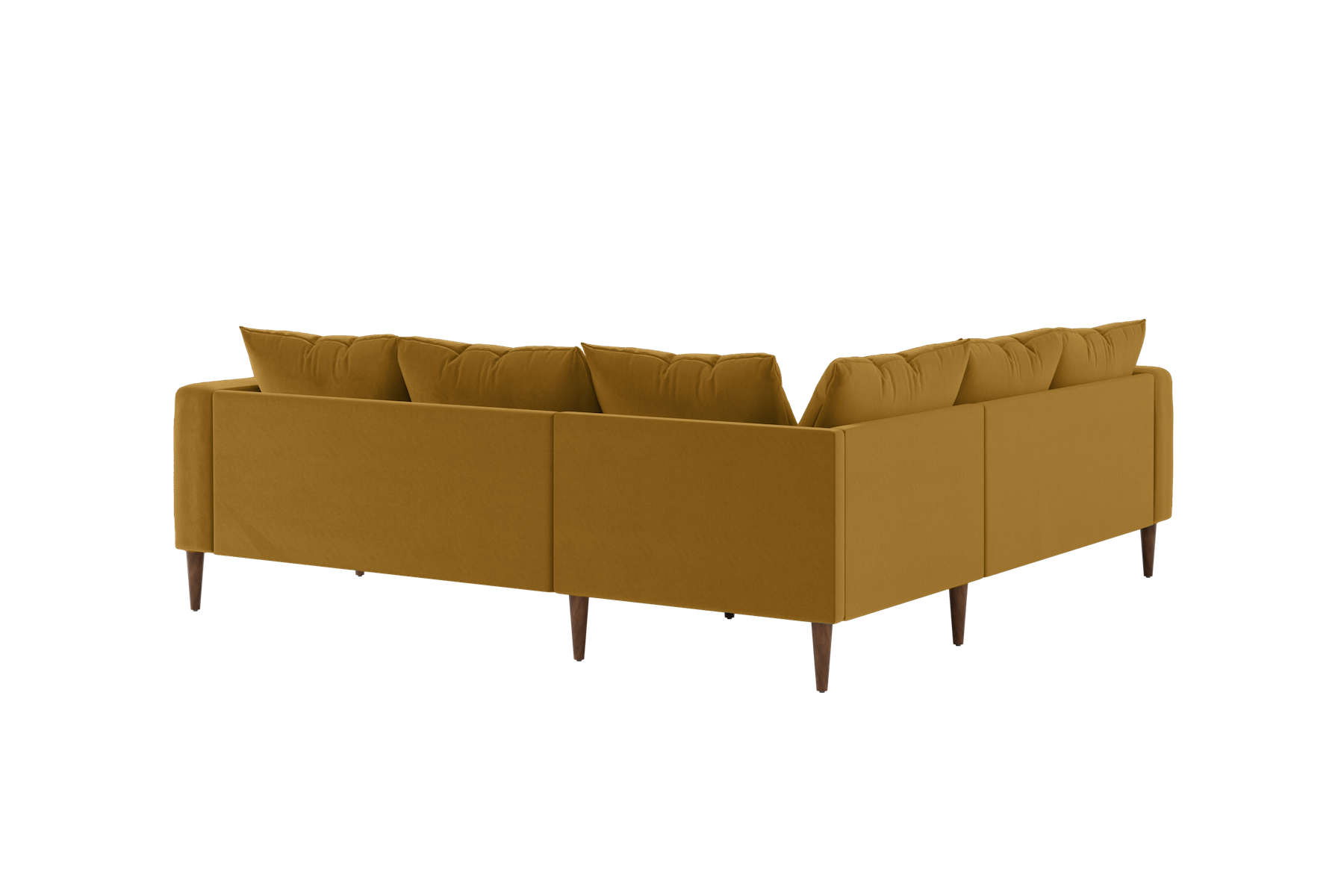 The Essential Corner Sectional (5 Seat) in Recycled Velvet