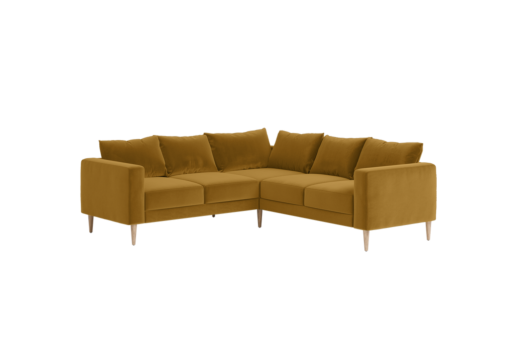 The Essential Corner Sectional (5 Seat) in Recycled Velvet