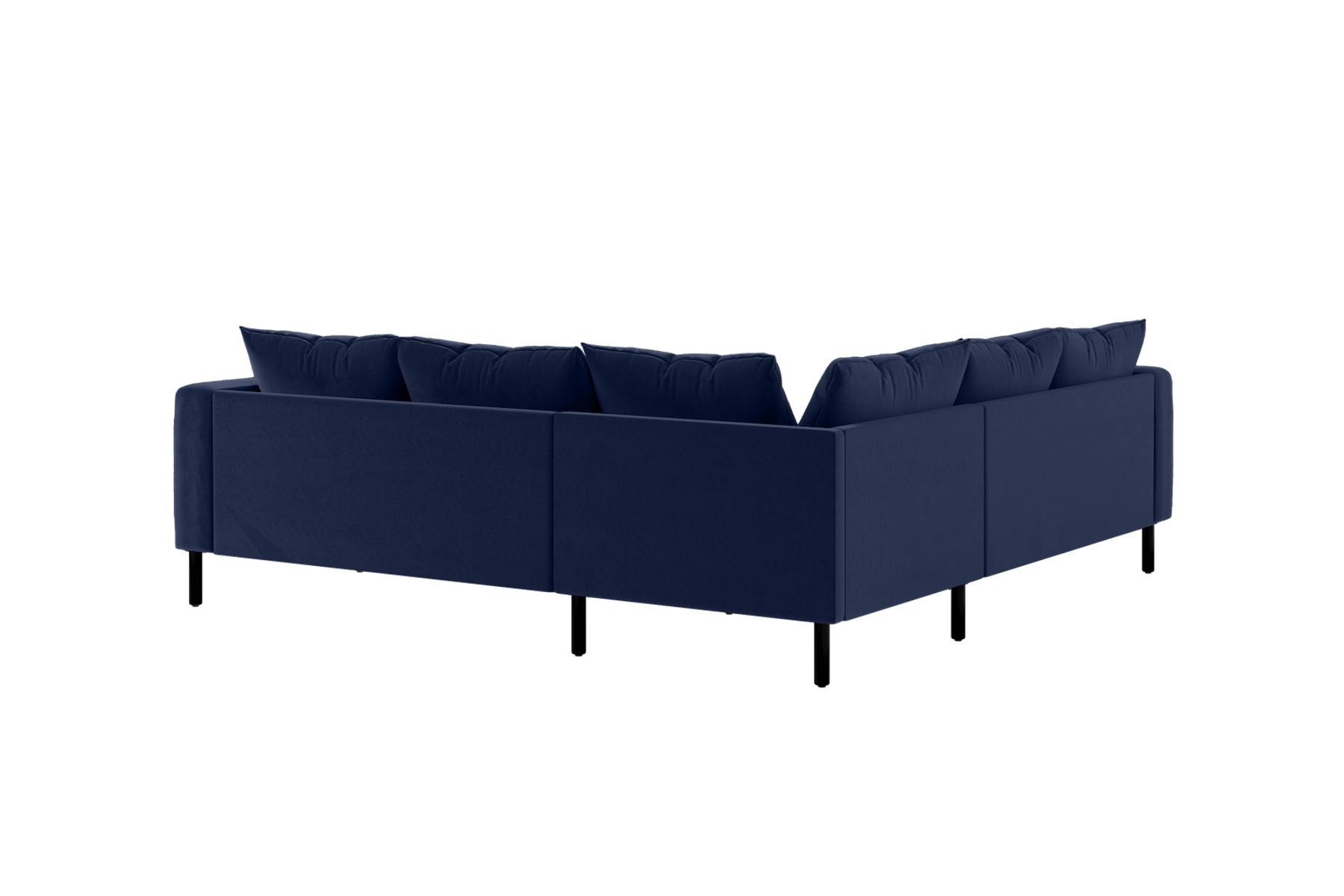 The Essential Corner Sectional (5 Seat) in Recycled Velvet