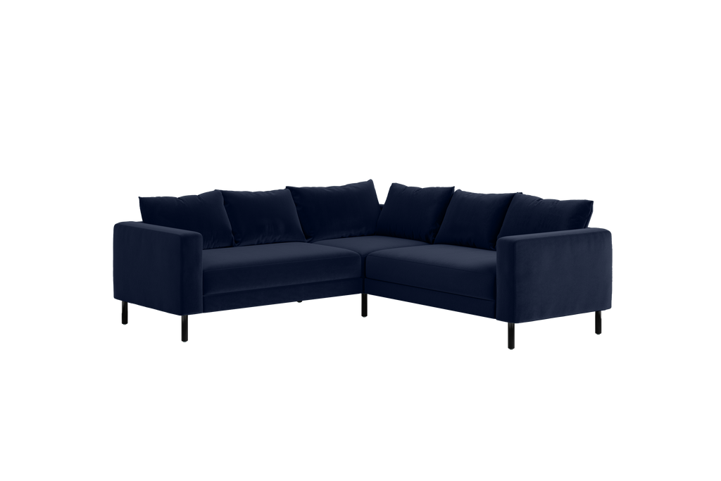 The Essential Corner Sectional (5 Seat) in Recycled Velvet