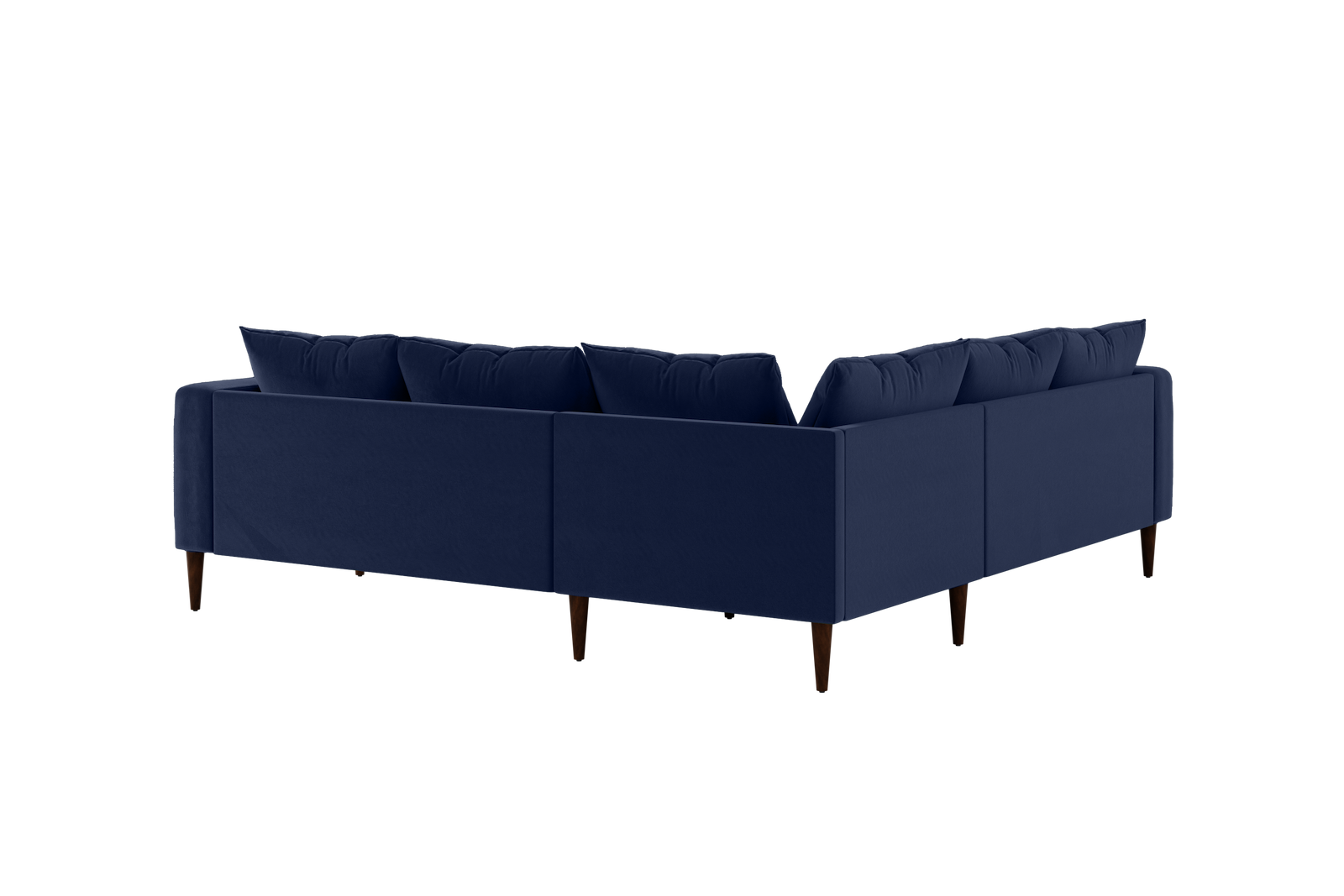 The Essential Corner Sectional (5 Seat) in Recycled Velvet