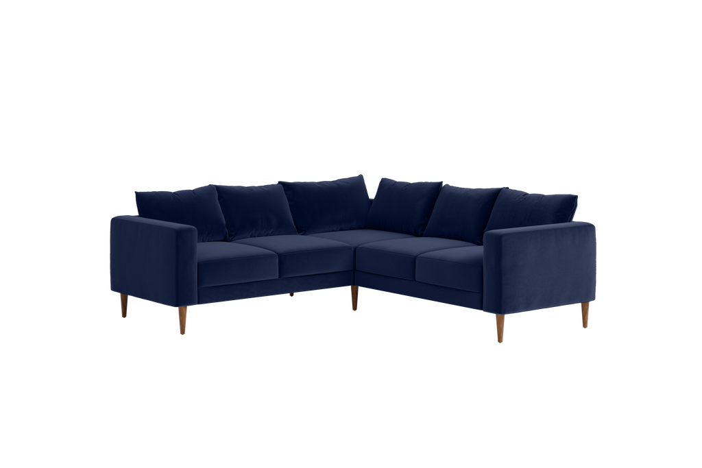 The Essential Corner Sectional (5 Seat) in Recycled Velvet