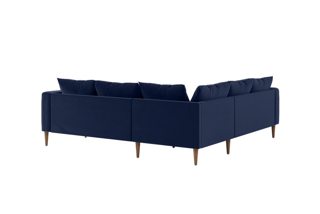 The Essential Corner Sectional (5 Seat) in Recycled Velvet
