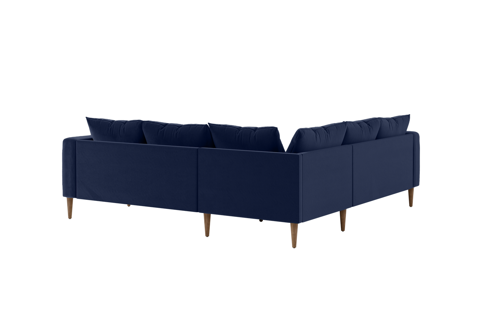 The Essential Corner Sectional (5 Seat) in Recycled Velvet