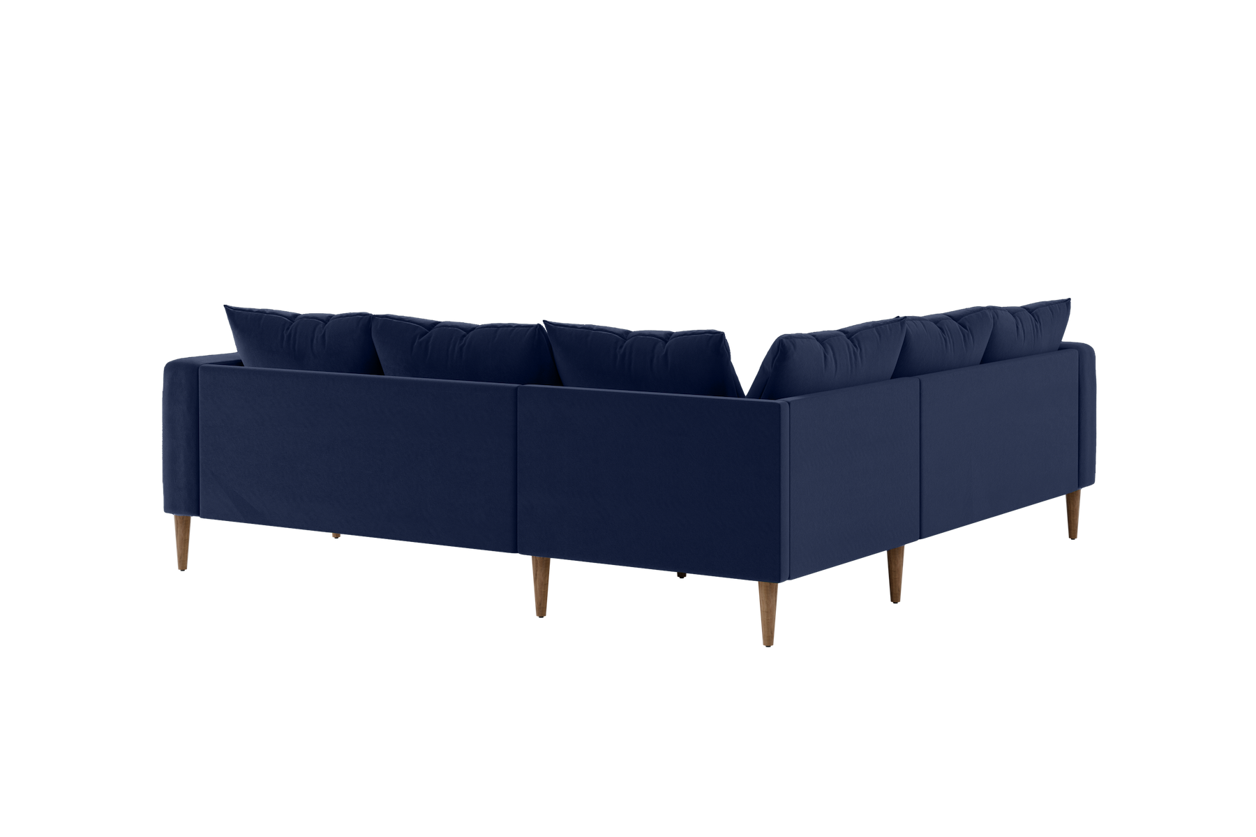 The Essential Corner Sectional (5 Seat) in Recycled Velvet