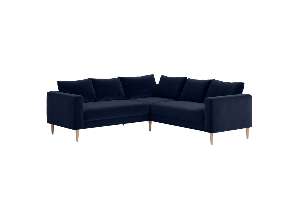 The Essential Corner Sectional (5 Seat) in Recycled Velvet