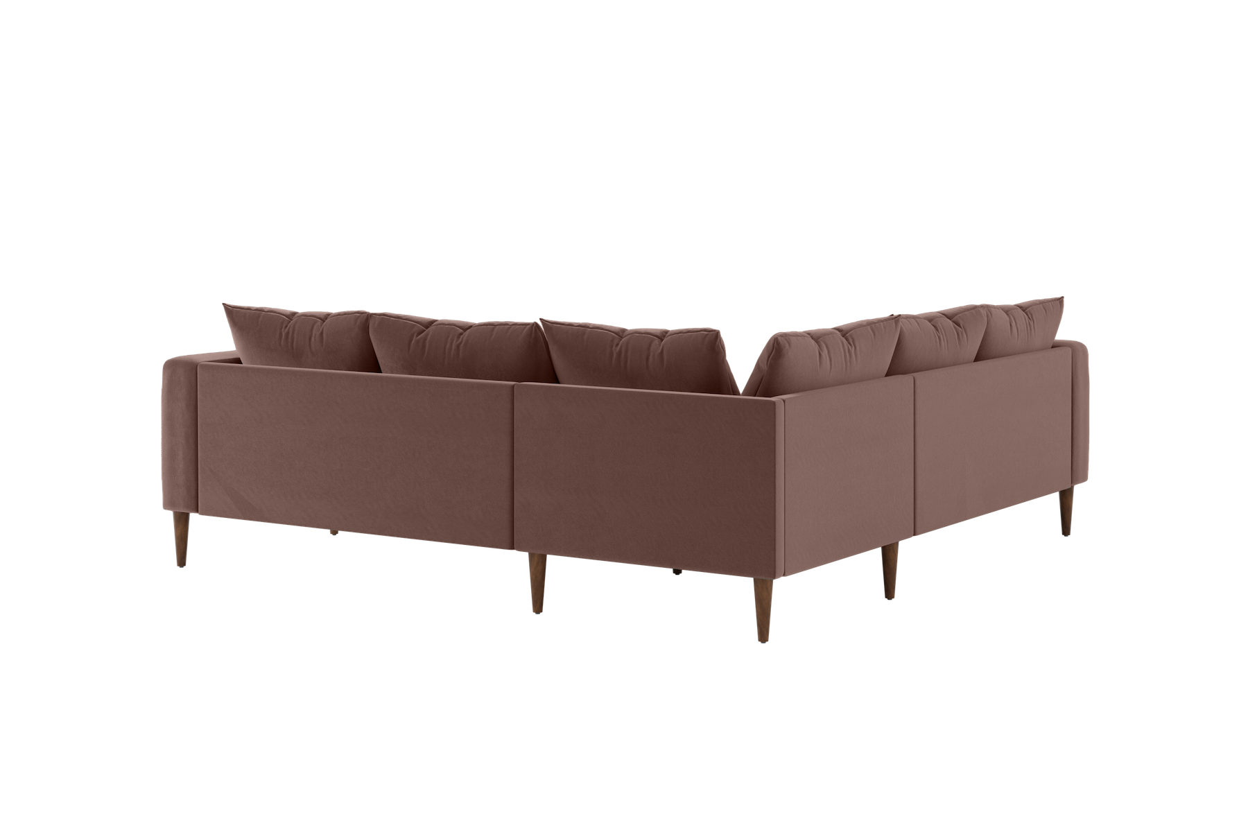 The Essential Corner Sectional (5 Seat) in Recycled Velvet