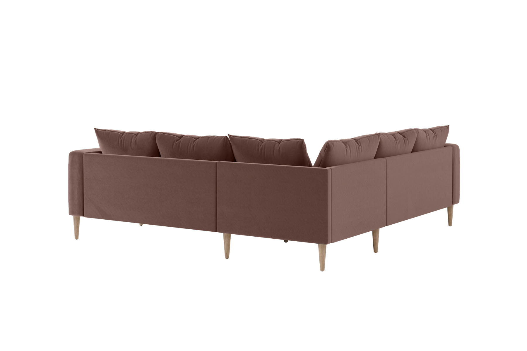 The Essential Corner Sectional (5 Seat) in Recycled Velvet