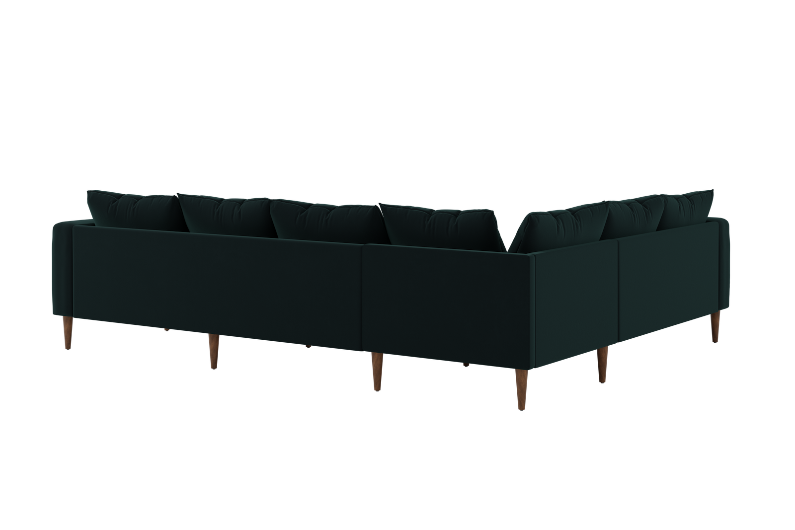 The Essential Corner Sectional (6 Seat) in Recycled Velvet