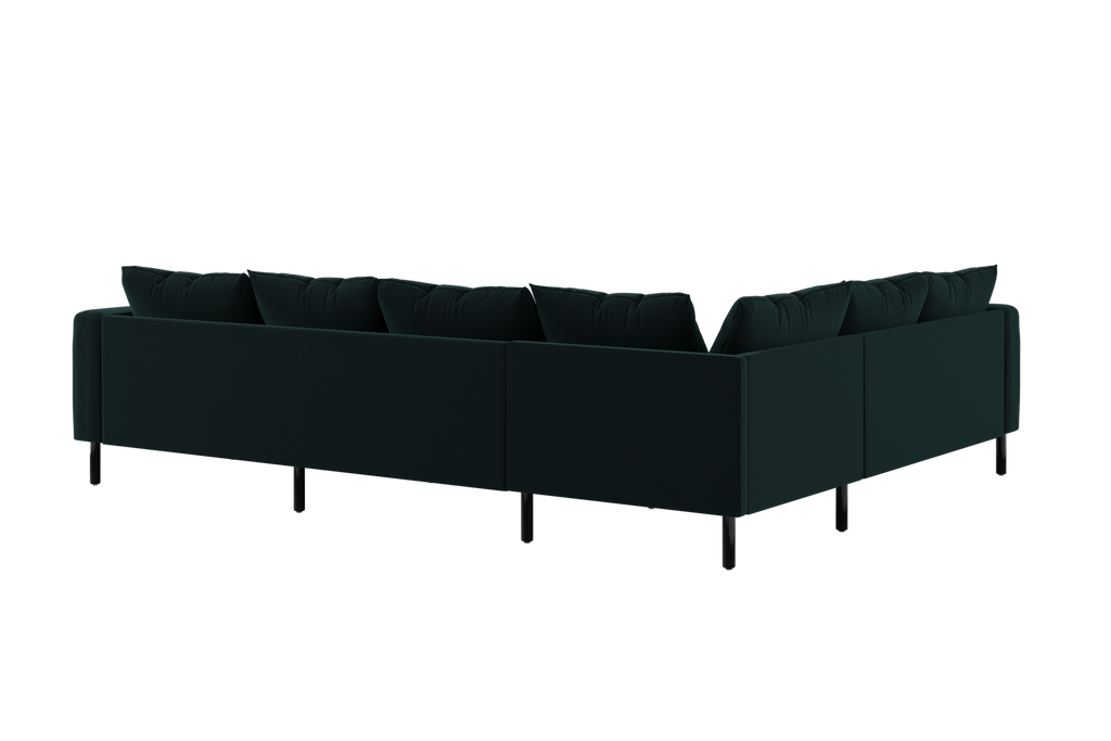 The Essential Corner Sectional (6 Seat) in Recycled Velvet