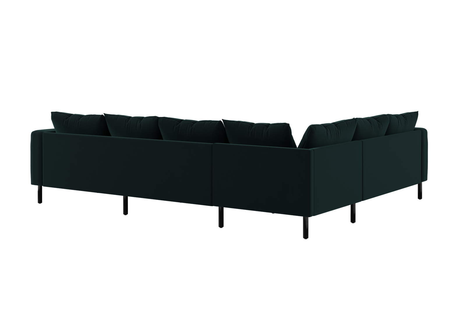 The Essential Corner Sectional (6 Seat) in Recycled Velvet