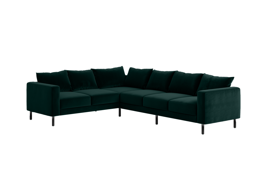 The Essential Corner Sectional (6 Seat) in Recycled Velvet