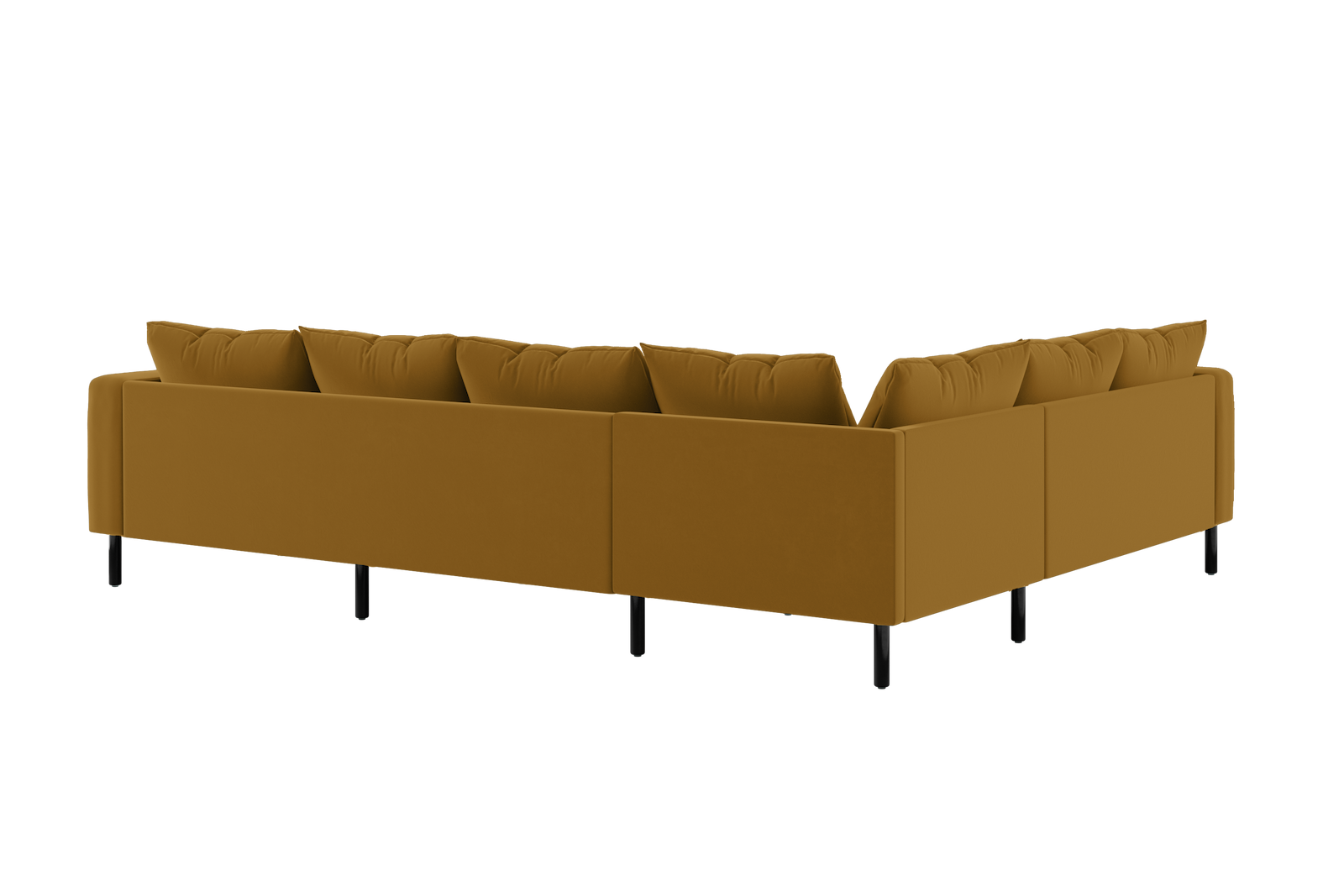 The Essential Corner Sectional (6 Seat) in Recycled Velvet