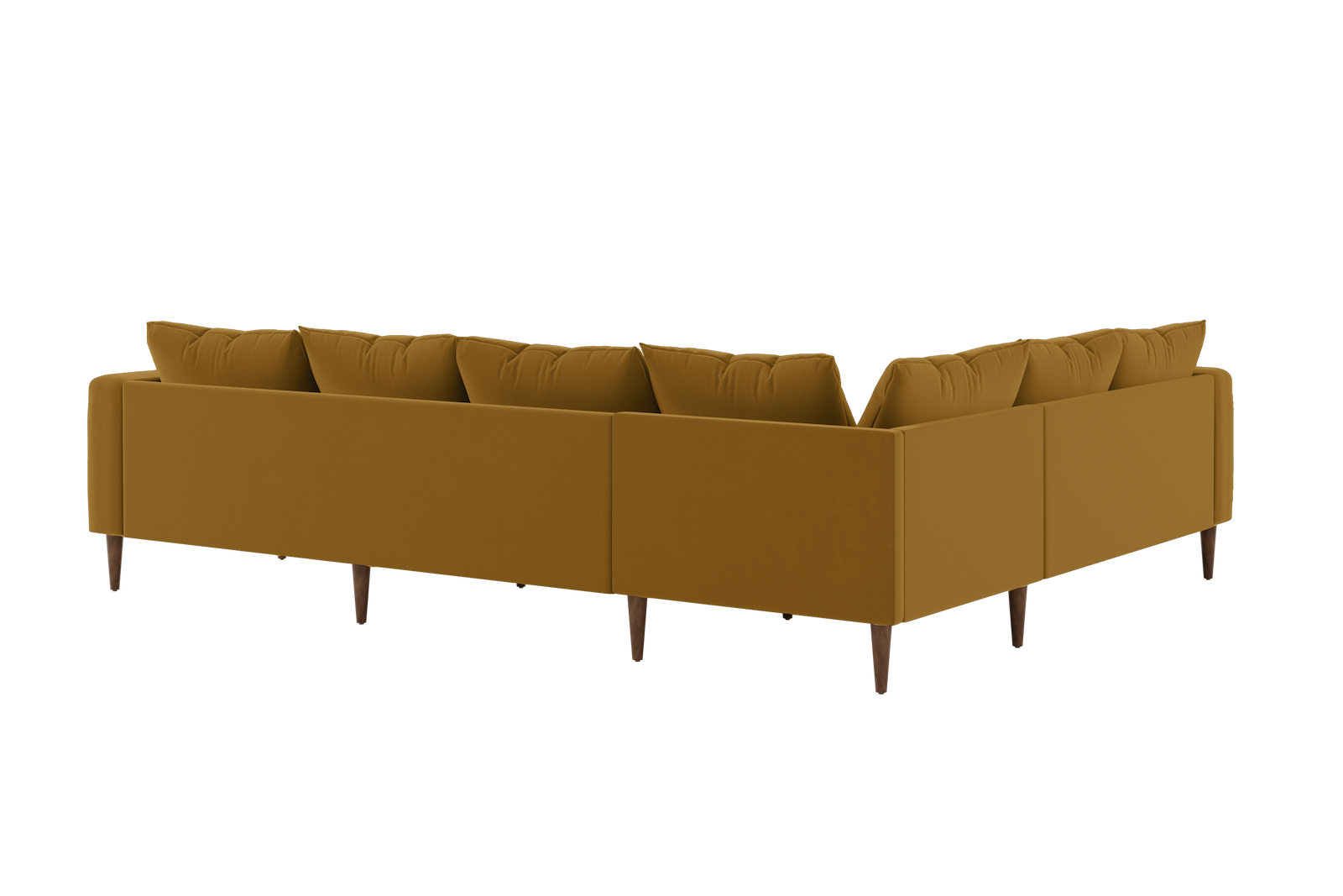 The Essential Corner Sectional (6 Seat) in Recycled Velvet