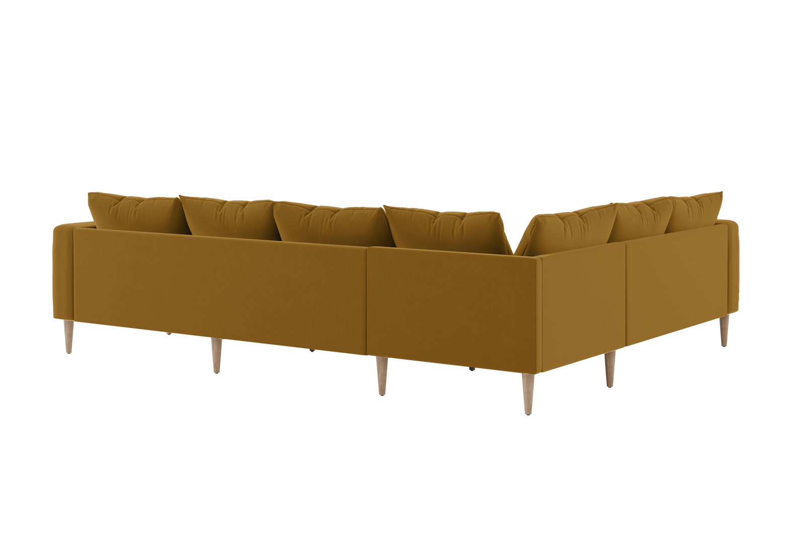 The Essential Corner Sectional (6 Seat) in Recycled Velvet