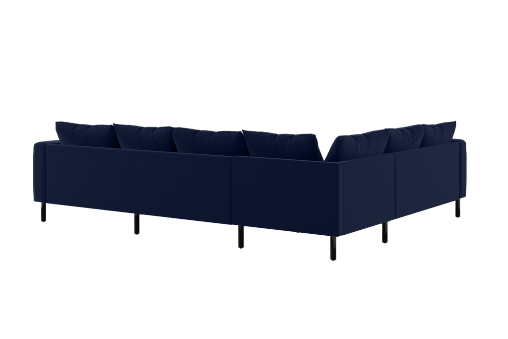 The Essential Corner Sectional (6 Seat) in Recycled Velvet