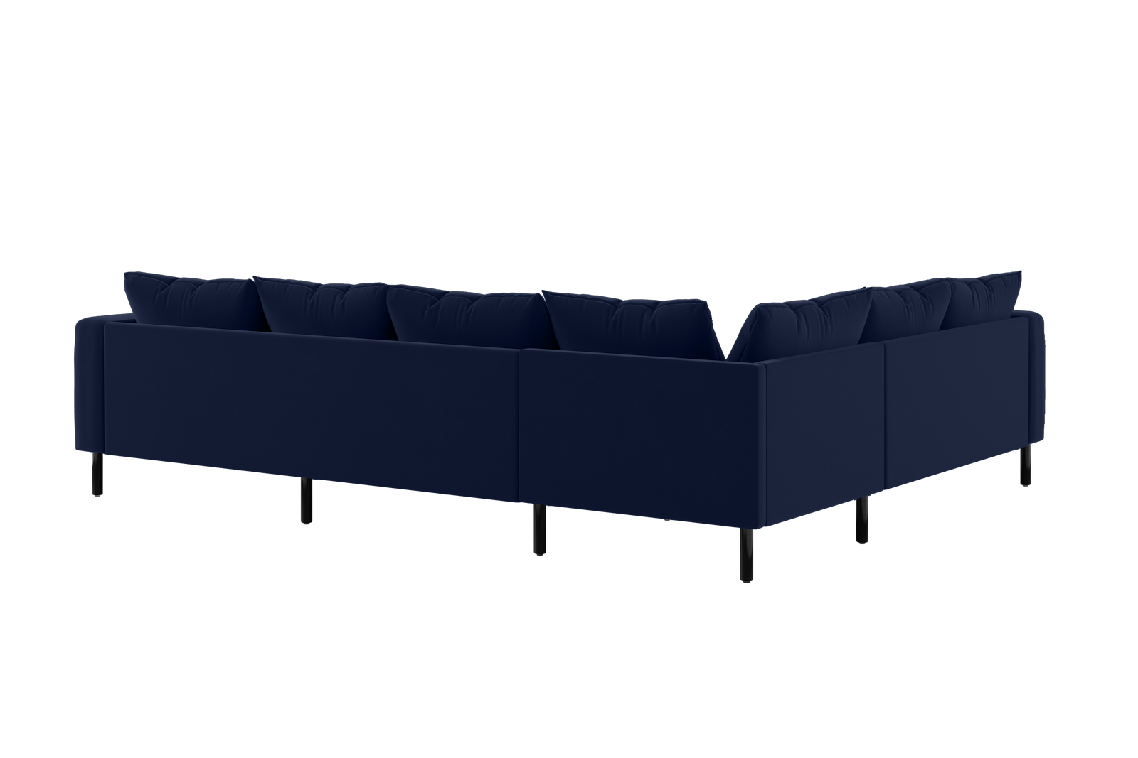 The Essential Corner Sectional (6 Seat) in Recycled Velvet