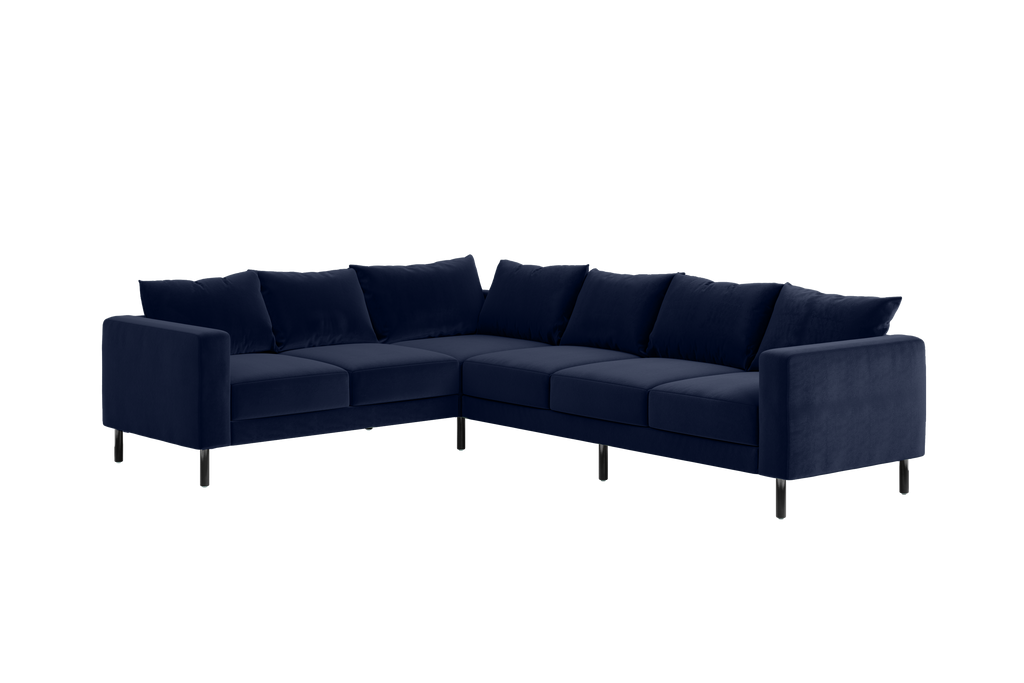 The Essential Corner Sectional (6 Seat) in Recycled Velvet