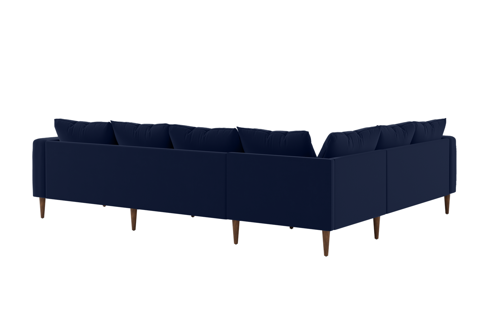 The Essential Corner Sectional (6 Seat) in Recycled Velvet
