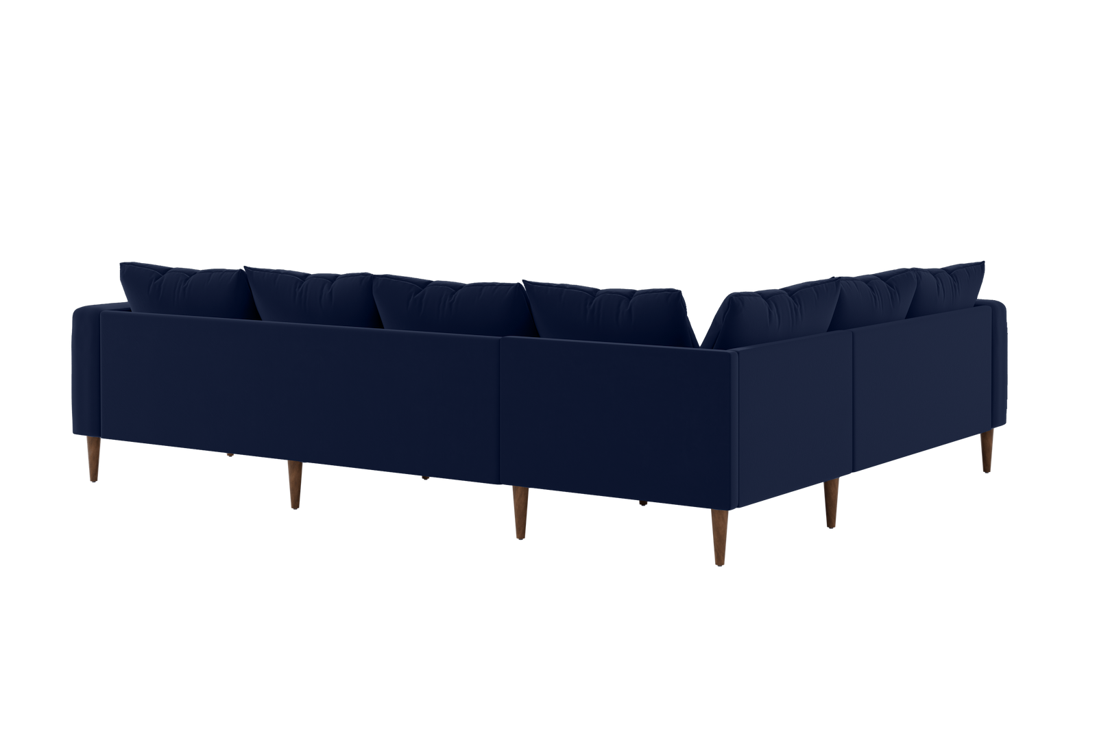 The Essential Corner Sectional (6 Seat) in Recycled Velvet
