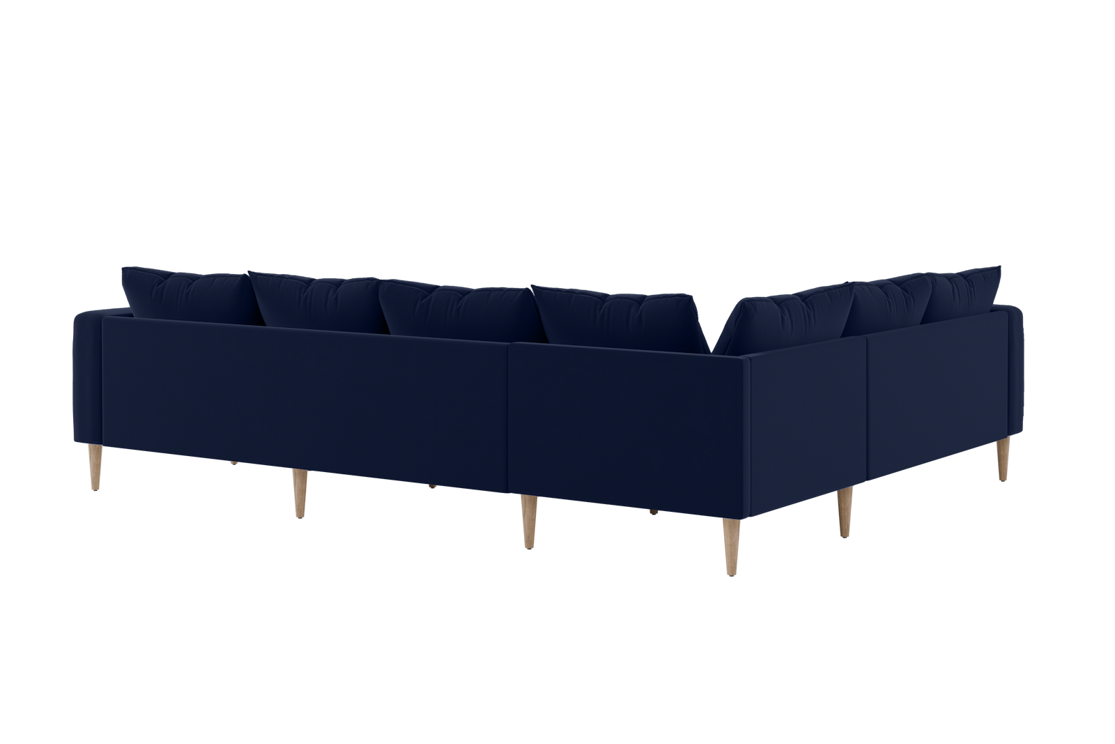 The Essential Corner Sectional (6 Seat) in Recycled Velvet