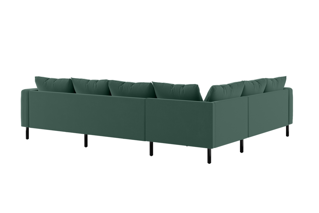 The Essential Corner Sectional (6 Seat) in Recycled Velvet