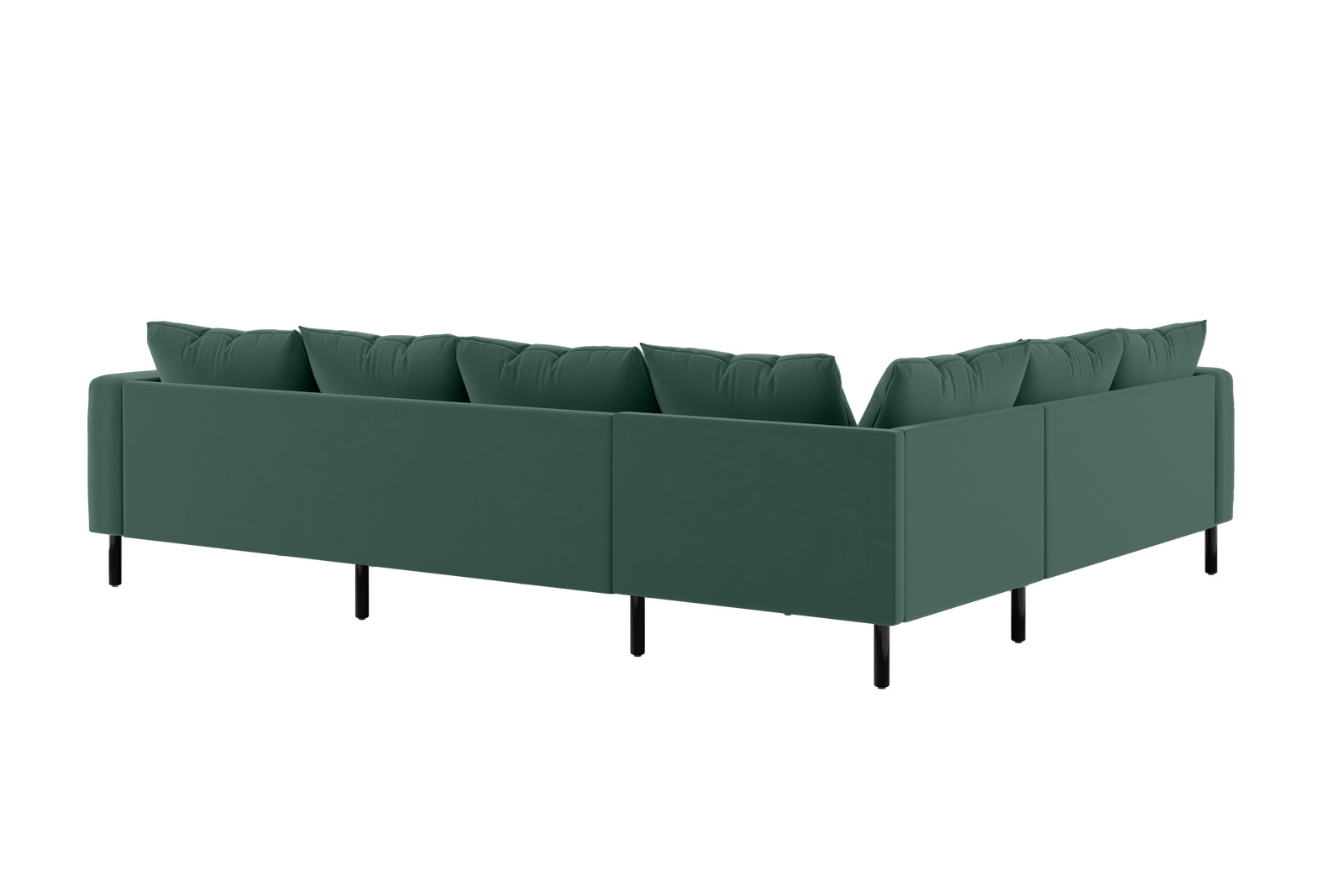 The Essential Corner Sectional (6 Seat) in Recycled Velvet