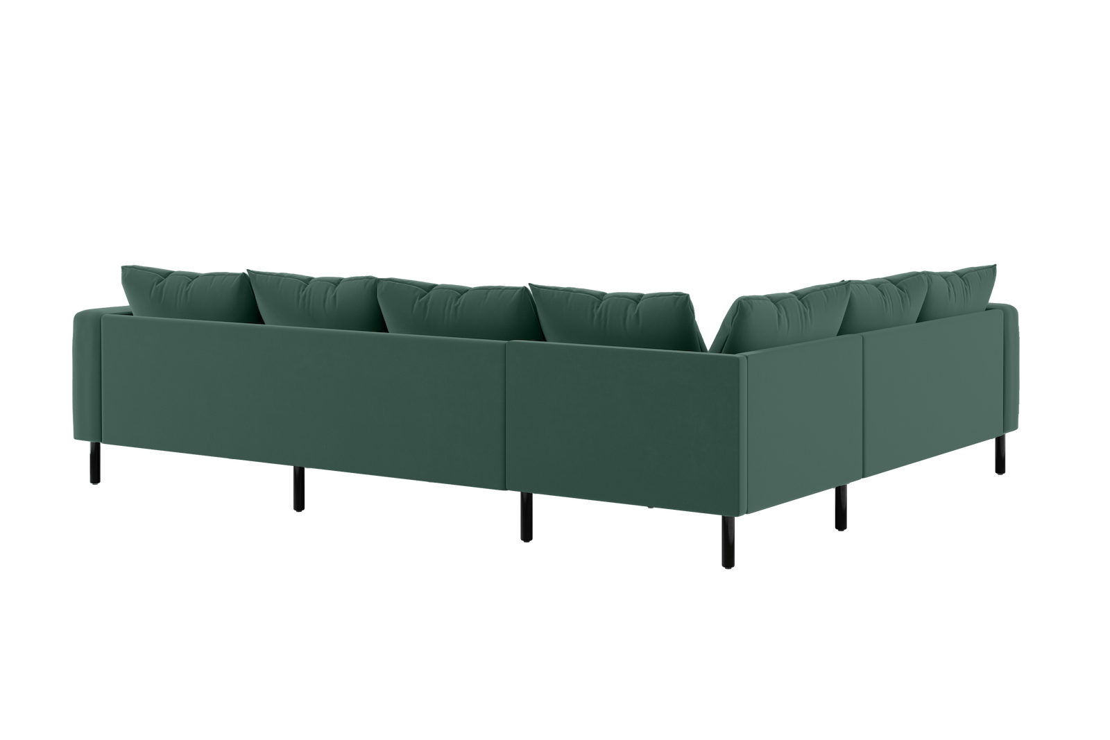 The Essential Corner Sectional (6 Seat) in Recycled Velvet
