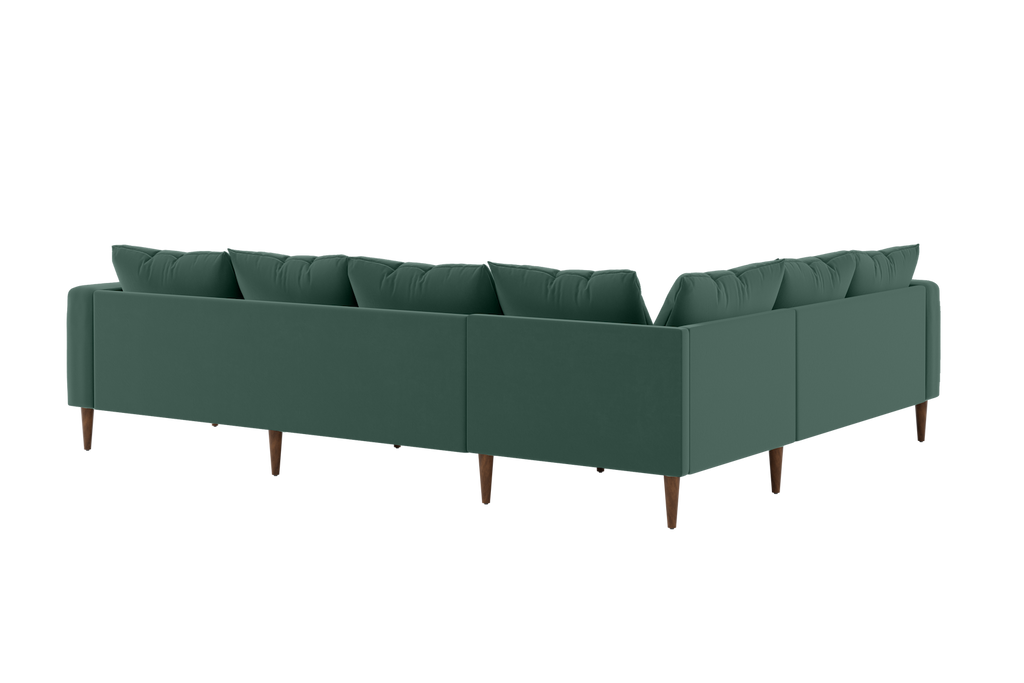 The Essential Corner Sectional (6 Seat) in Recycled Velvet