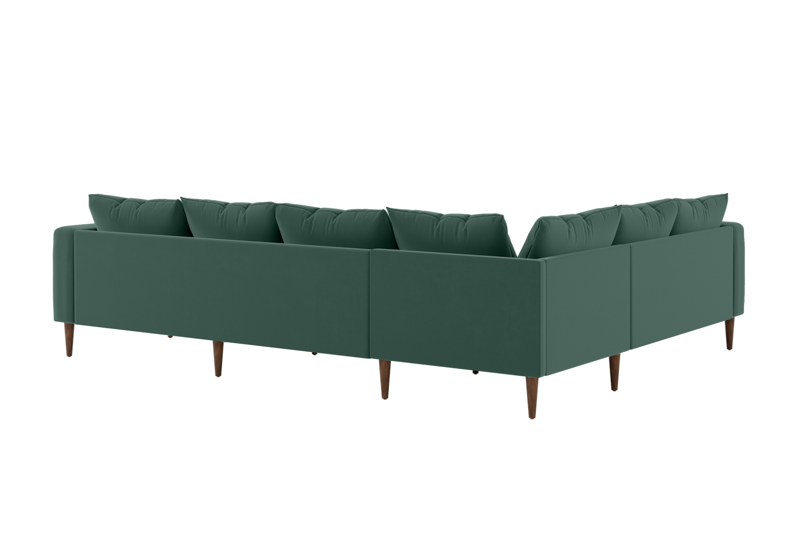 The Essential Corner Sectional (6 Seat) in Recycled Velvet
