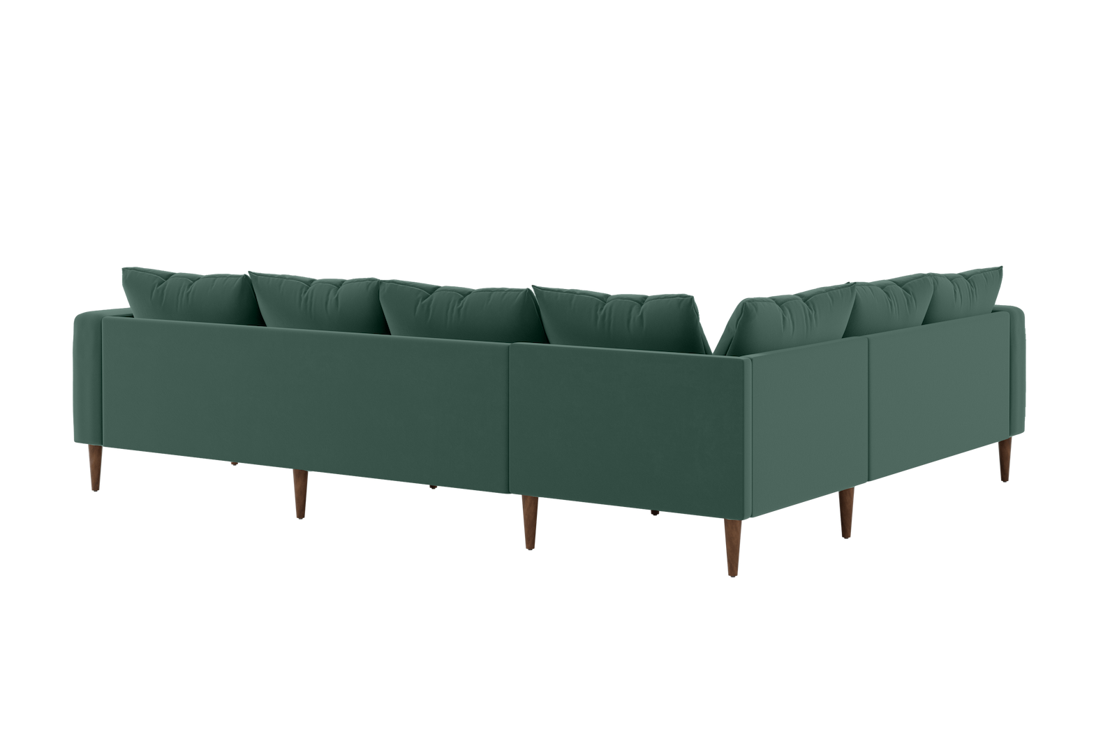 The Essential Corner Sectional (6 Seat) in Recycled Velvet