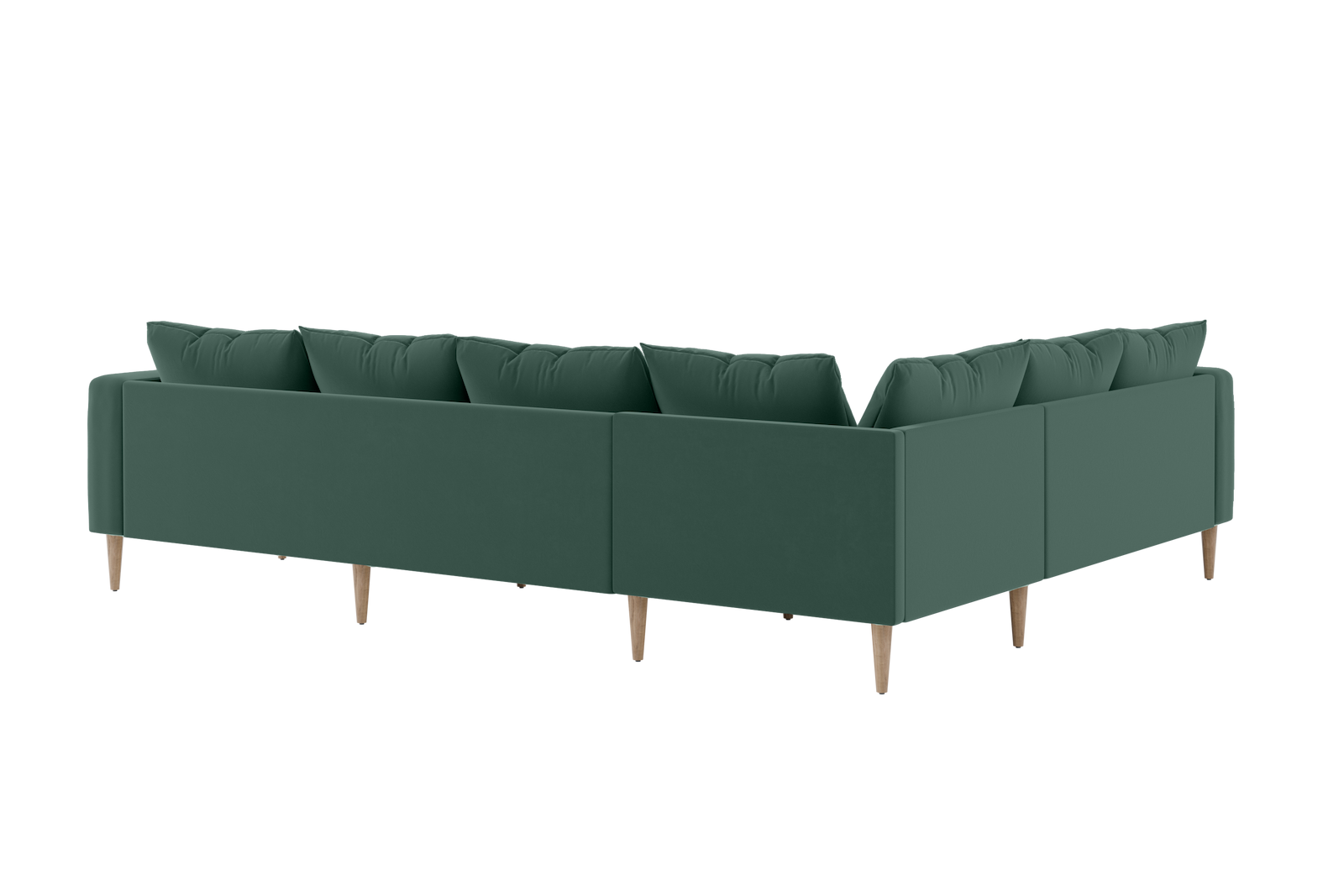 The Essential Corner Sectional (6 Seat) in Recycled Velvet