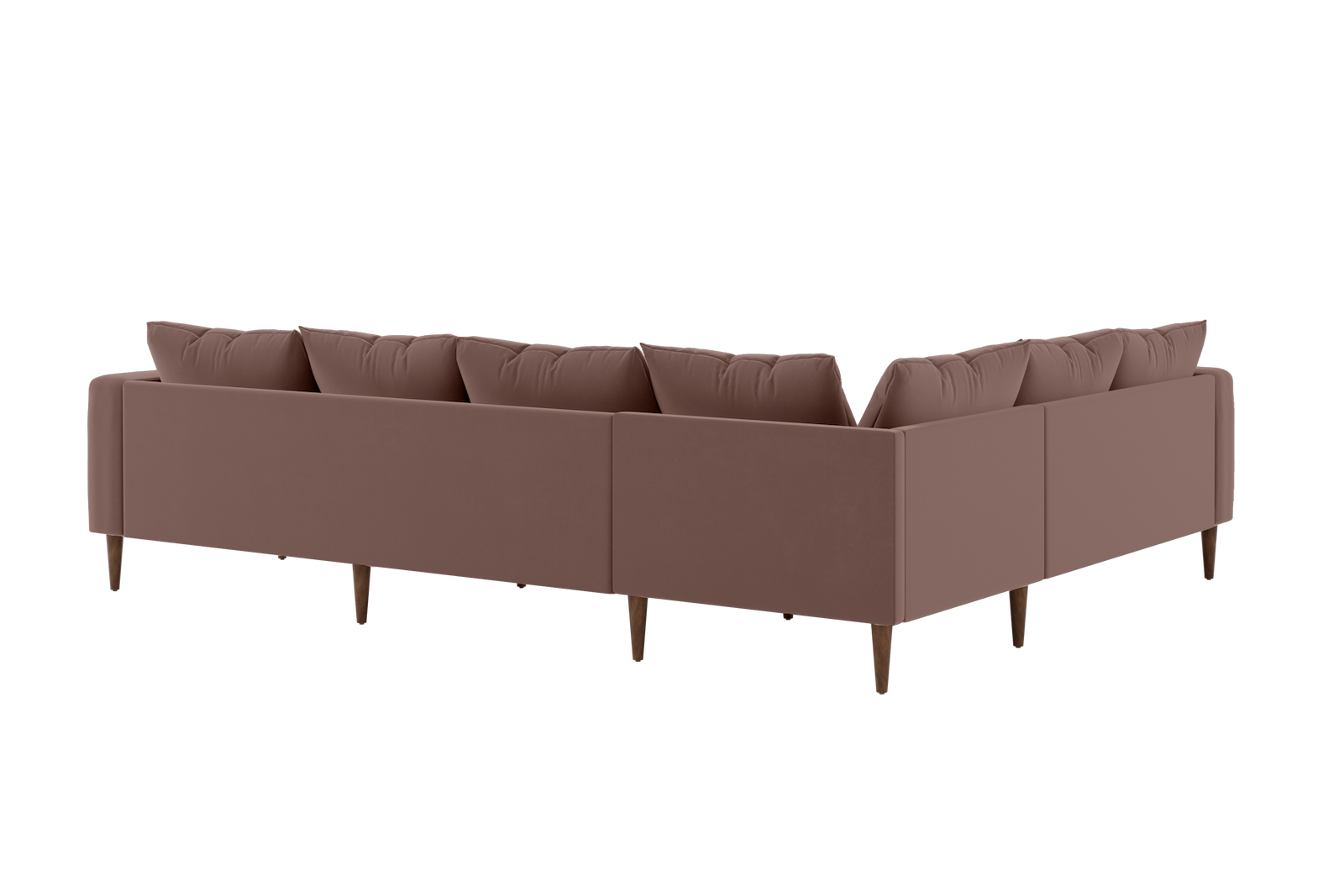 The Essential Corner Sectional (6 Seat) in Recycled Velvet